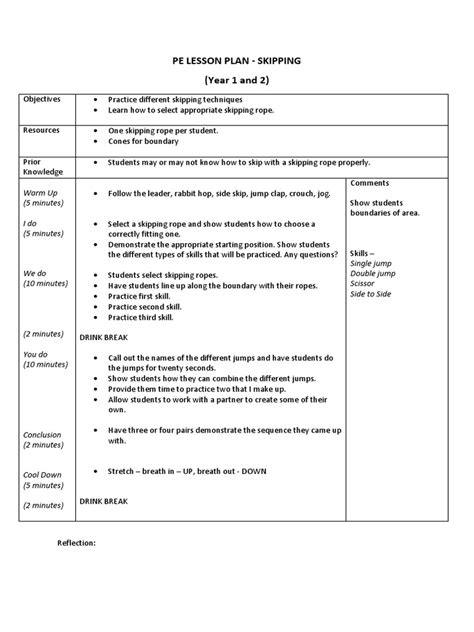 Lesson Plan in Pe 12 .